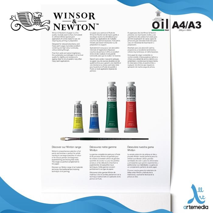 

Kertas Gambar Winsor & Newton Oil Paper Pad Canvas Texture #Gratisongkir