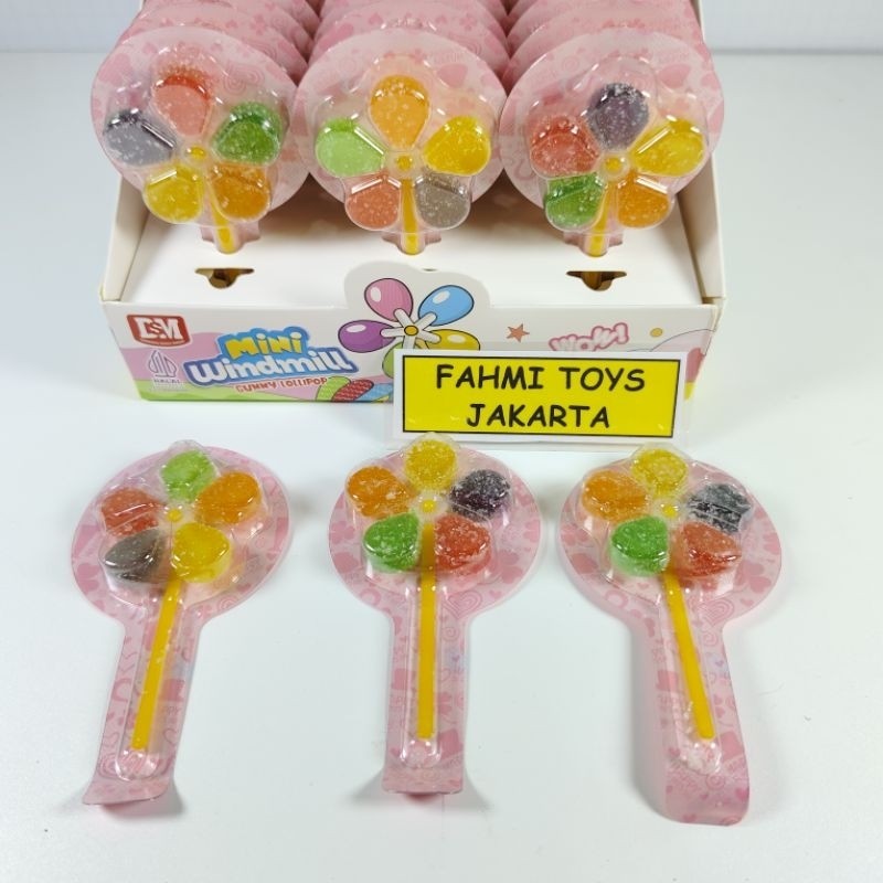 

30 pcs gummy kipas permen lunak yummy gummy