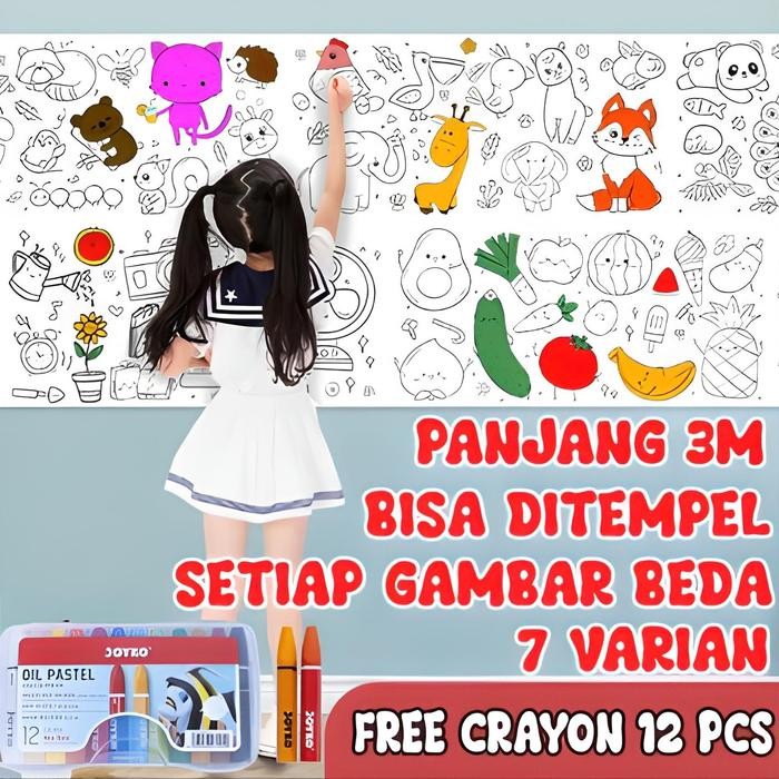 

Mainan Edukasi Anak Roll Menggambar ~ Drawing Roll