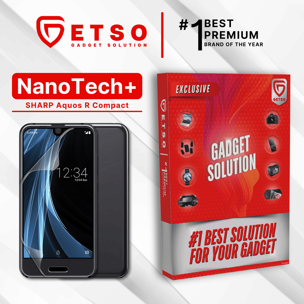 GETSO EPU BIO GENESIS Hydrogel for Sharp Aquos R Compact / Screen Guard (Nanotech+ 100% Recycle) Pre