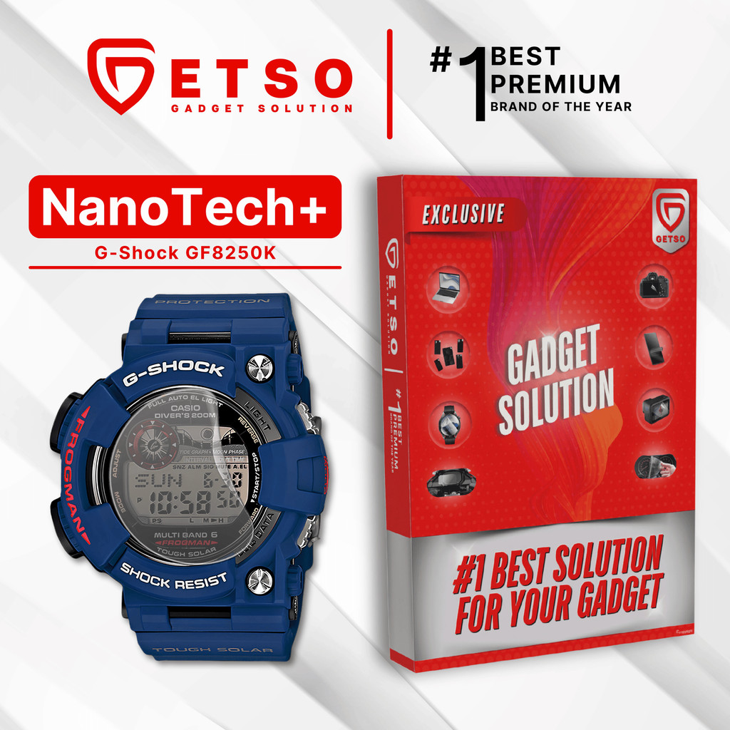 GETSO EPU BIO GENESIS Hydrogel for G-Shock GF-8250K / Screen Guard (Nanotech+ 100% Recycle) Premium 