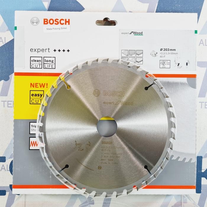 PREMIUM BOSCH MATA GERGAJI KAYU 8 INCH 40T CIRCULAR SAW BLADE