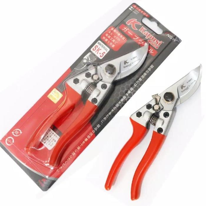 PREMIUM GUNTING DAHAN KAPUSI /GUNTING DAHAN RANTING STAINLES STEL KAPUSI JAPAN ORIGINAL WARNA SILVER