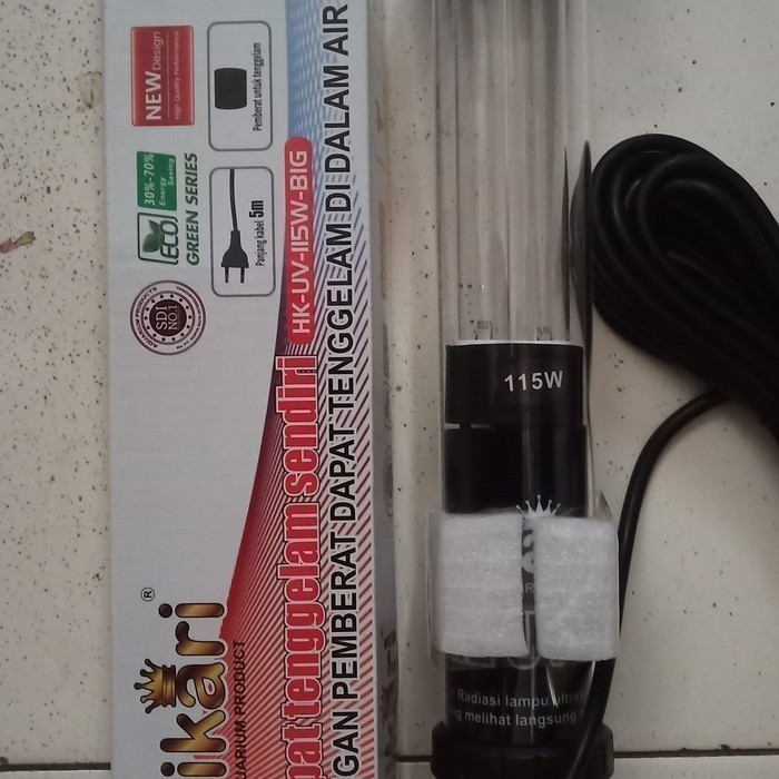 PREMIUM lampu uv kolam ikan HIKARI 115 WATT HK UV 115 W BIG daya 115 watt