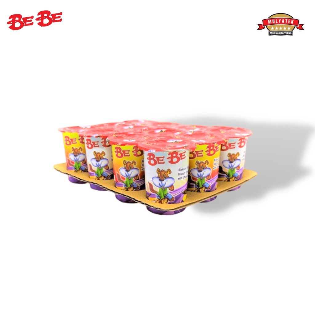 

BeBe Chocolate Snack Mini Coklat Biskuit Stick 8 gr - 12 pcs