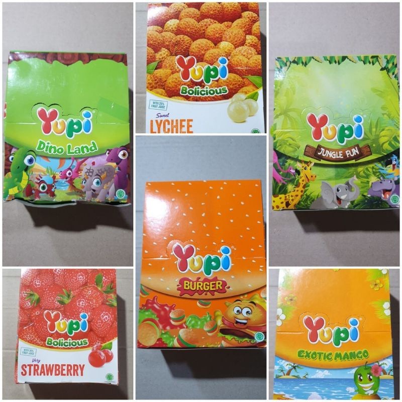 

Yupi Jeli Aneka Rasa 1 pack - 24 Pcs