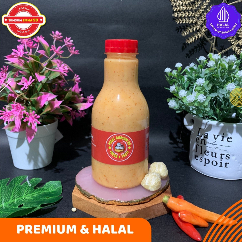 

Saos Mentai Enak Murah & Halal Gurih Bikin Ketagihan 250g dan 1 liter