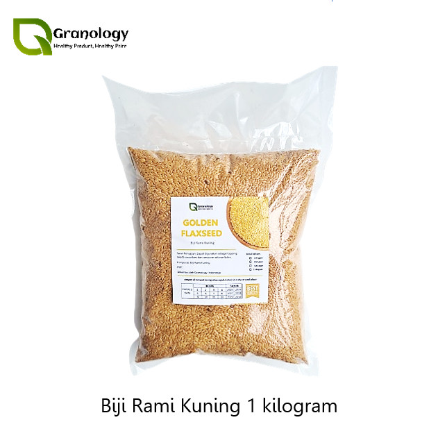 

Golden Flax Seed / Biji Rami Kuning (1 Kilogram) by Granology