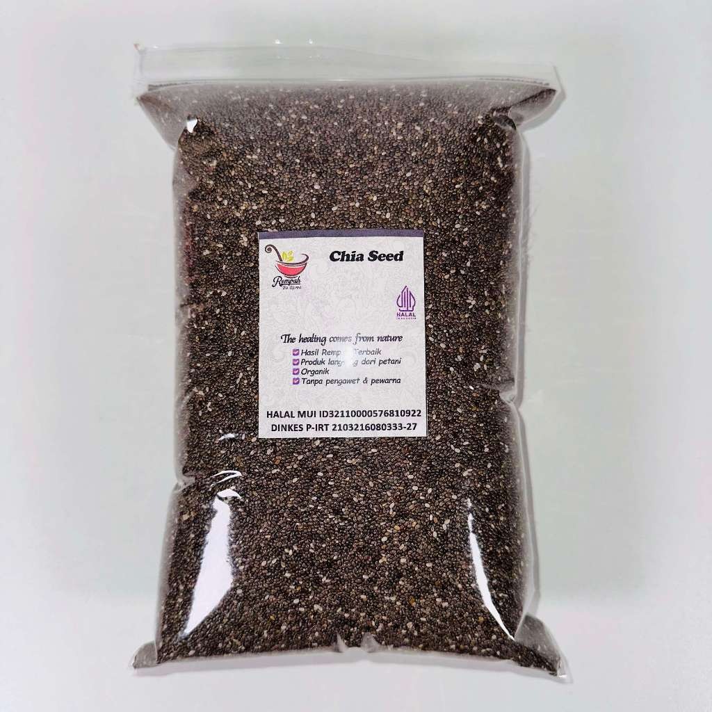 

Biji Chia Seed 1 Kg Kualitas Terbaik - Rempah Bu Risma