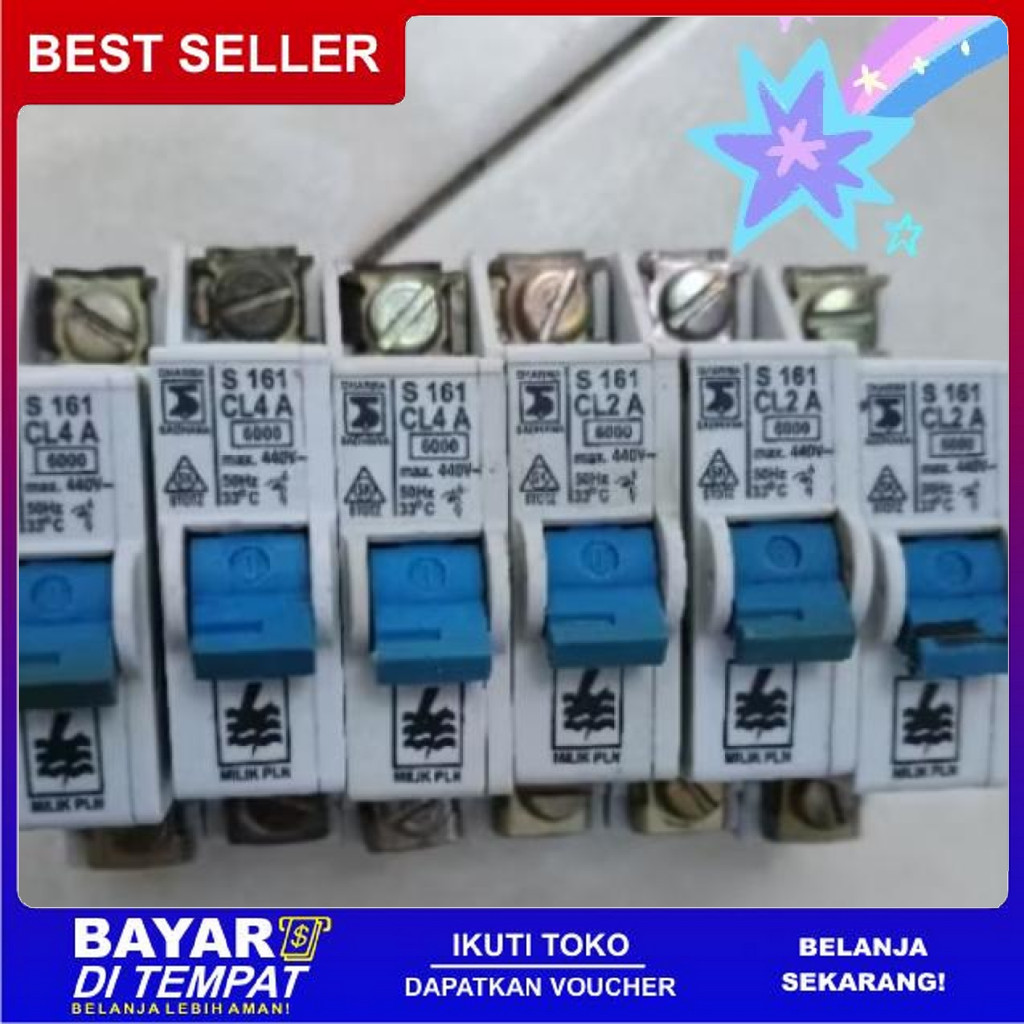 FREE ONGKIR MCB PLN BBC TEYPE 161 ORIGINAL DAN MODIFIKASI AMPER ANTI JEGLEK BISA REQUEST BISA COD