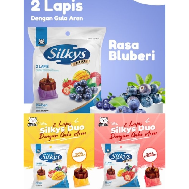 

Isi 50 pcs Silkys duo 2 lapis gula aren