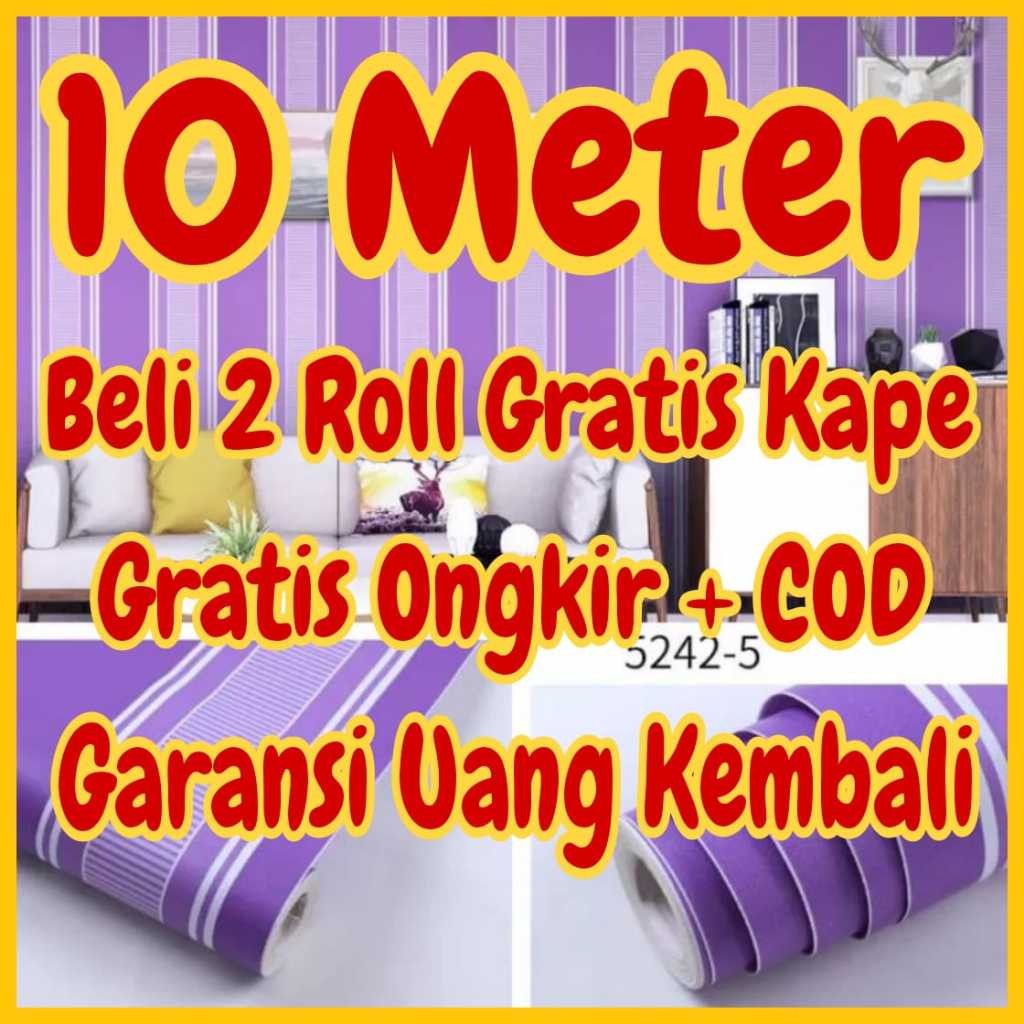 JJI_Id Wallpaper dinding 10 meter Wallpaper dinding kamar tidur stiker dinding kamar tidur MOTIF