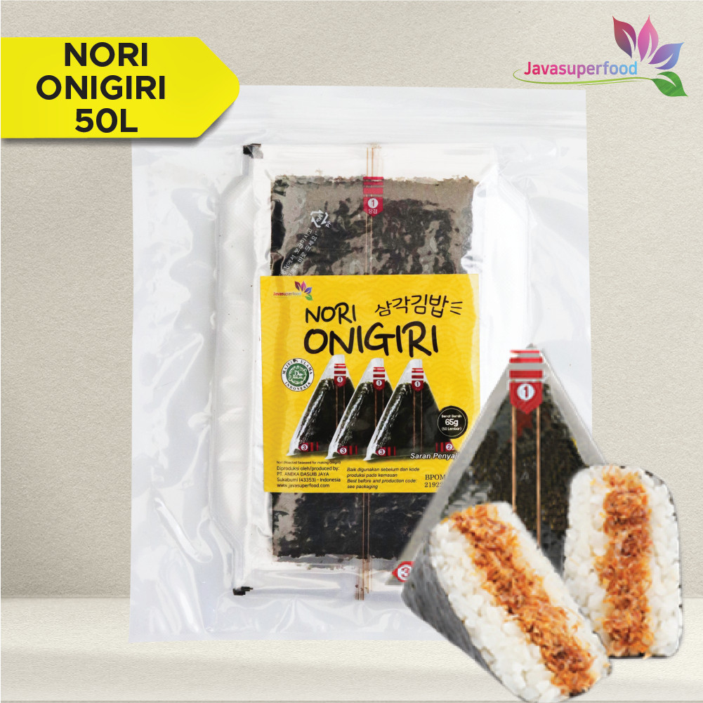 

(HALAL) Nori Onigiri Nori Wrapper Khusus Bungkus Nori Triangle / Sushi Nori (10\20\50 Lembar)