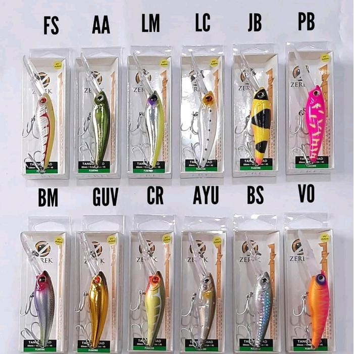 PROMO ZEREK UMPAN PANCING MINNOW TANGO SHAD 69MM 10.5G DEPTH 2.5 FLOATING READY
