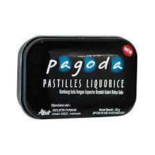 

Pagoda pastiles liquorice 20 gr/ pagoda mint hitam