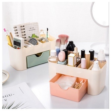 Tempat Kosmetik Laci Plastik / Rak Make Up Plastik / Rak Laci Serbaguna / Organizer Storage Box