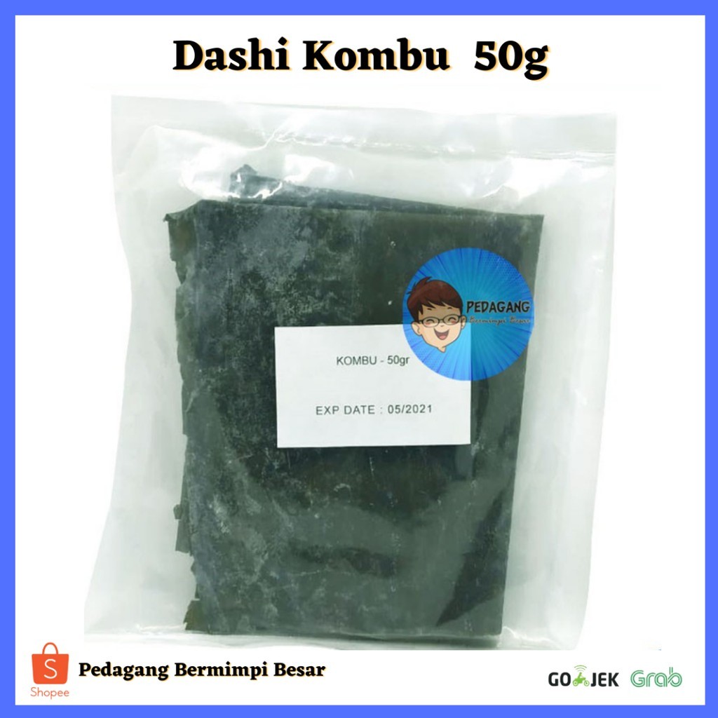 

Dashi Kombu Share Size 50gr Konbu Rumput Laut