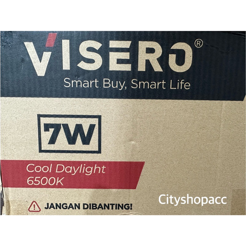 VISERO VINTAGE 7W / 7 WATT ( 1 DUS / 1 KOLI ISI 100 PCS ) LAMPU BOHLAM LED BULB E27 PUTIH