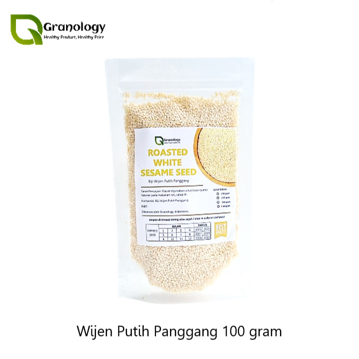 

Wijen Putih Panggang / Roasted White Sesame Seed 100 gram