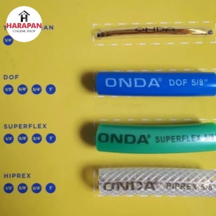 Onda Selang Air 5/8" Inch Doff - Selang Elastis Meter