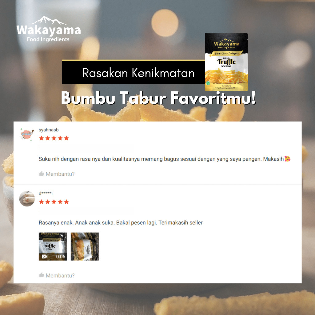 

Wakayama Bumbu Rasa Truffle - 60g