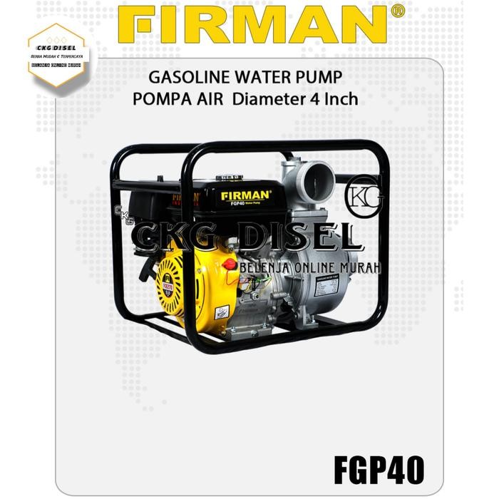 Mesin Pompa Air Sawah Irigasi ALKON 4" Inch Firman FGP40 FGP 40