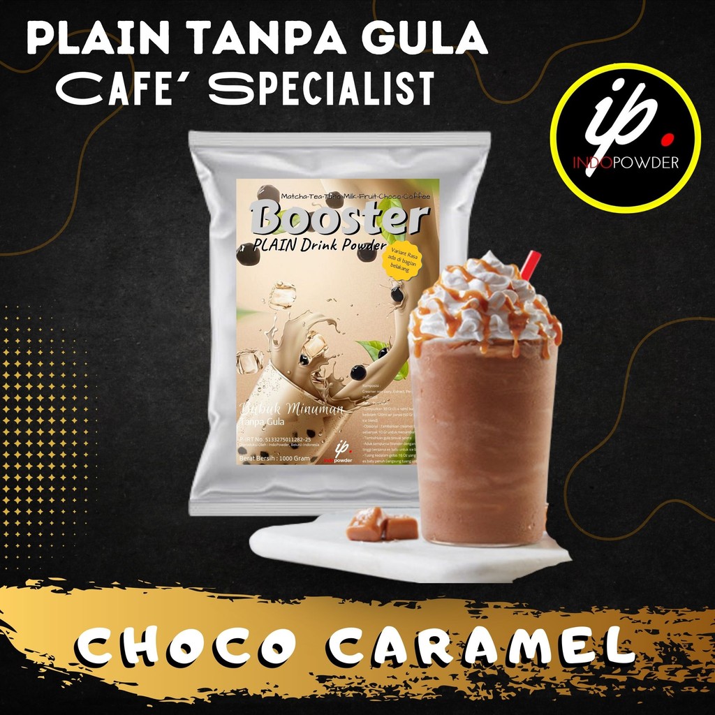 

IP Jakarta - Bubuk Minuman TANPA GULA / PLAIN Rasa CHOCO CARAMEL 1Kg Untuk Cafe dan Usaha Minuman