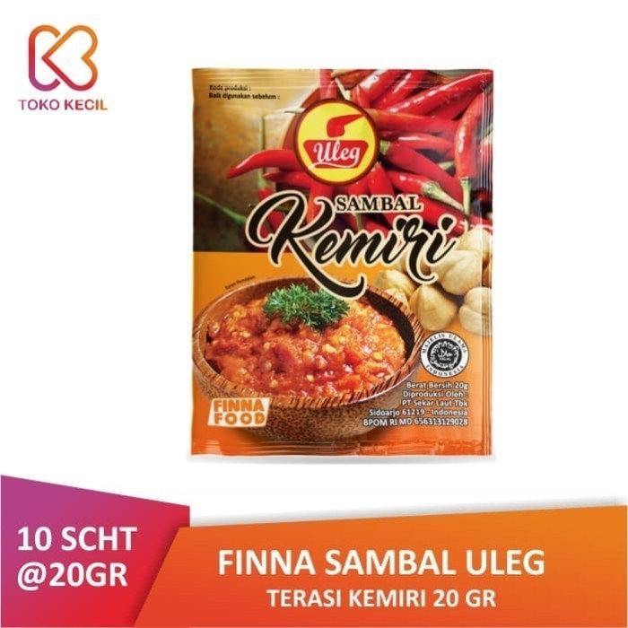 

Finna Sambal Uleg Kemiri Sachet (10 Pcs)
