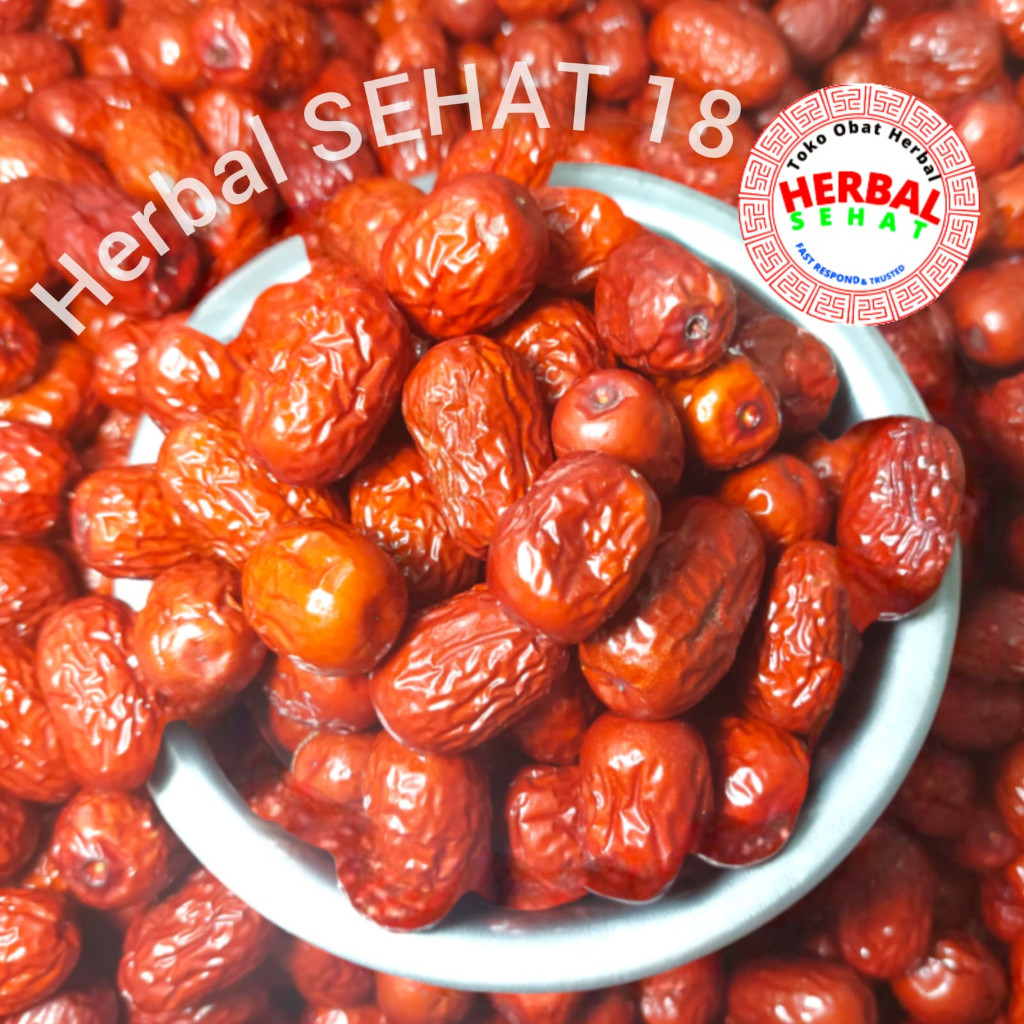 

Hong Zao Kurma Merah Cina Ukuran BESAR / Angco Ang Co Red Dates
