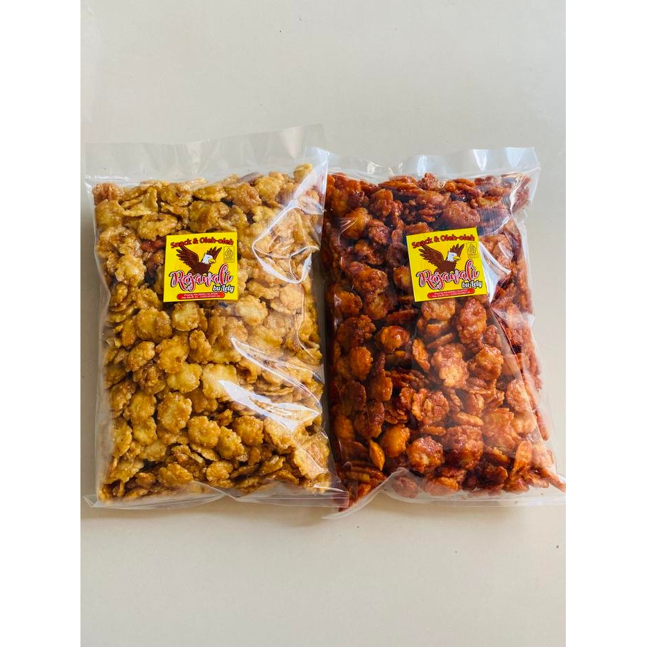 

JTTOP" 500GR EMPING MELINJO PEDAS MANIS GONGSO GULA MERAH LENGKET RENYAH PREMIUM RAJAWALI BU LELY