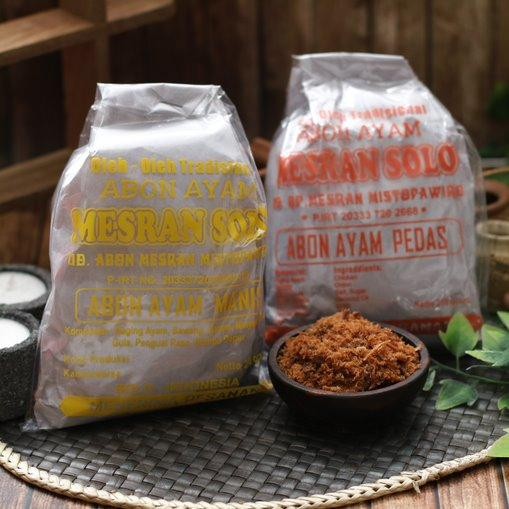 

JTTOP" ABON AYAM PEDAS 250 GRAM SPESIAL BU WIEK