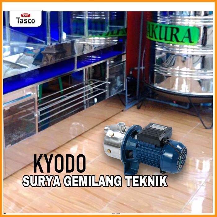 Paling Baik Pompa Kyodo Jet S-80 Pompa Air Stainlees Steel Booster Pump