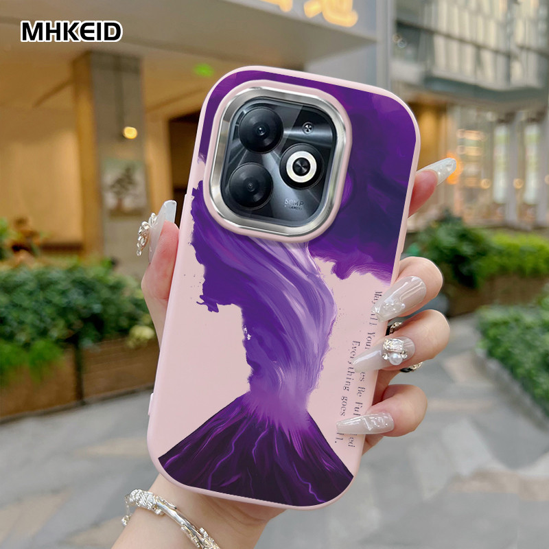 MHKEID Casing Hp Untuk Infinix Smart 8 Pro 8 Plus 8 HD Smart 7 HD Smart 6 Ram 3 5 Zero 30 5G Tecno S