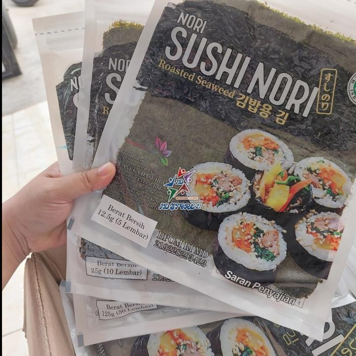 

JTTOP" JAVA SUSHI NORI RUMPUT LAUT KIMBAP SEAWEED HALAL MUI