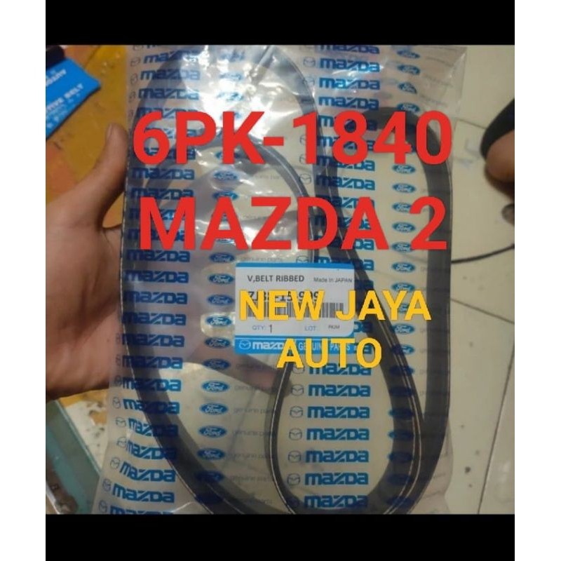 FAN VAN V BELT TALI KIPAS 6PK1840 MAZDA 2 MAZDA2 6PK-1840