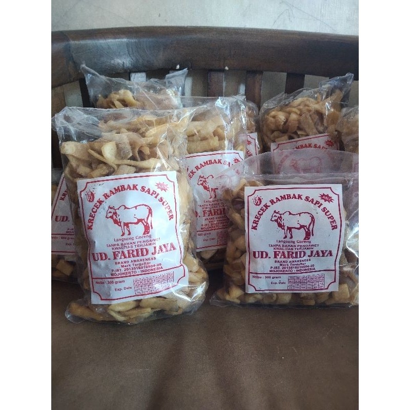 

Restokobar Rambak Sapi / Krecek Sapi Rambak Super 500Gr Ud.Farid Jaya