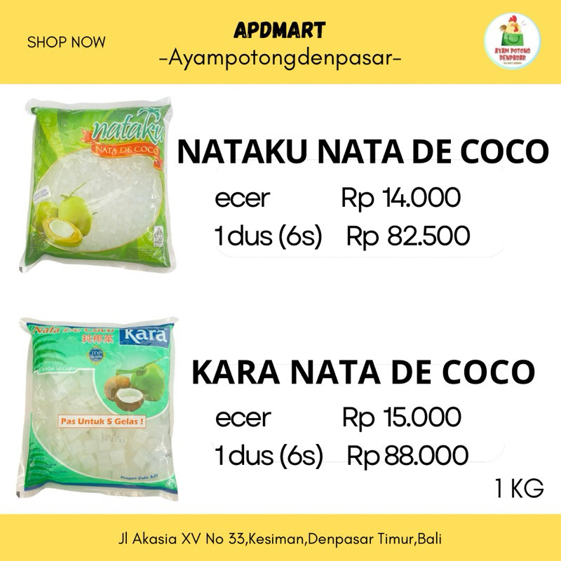 

Restokobar Nataku // Kara Nata De Coco 1Kg