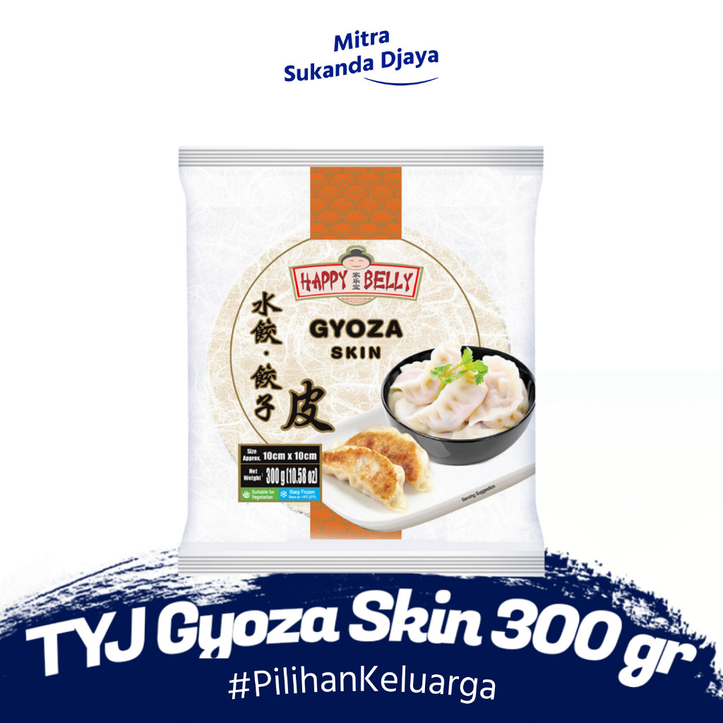

Omahjajanan Happy Belly Gyoza Skin 10Cm Kulit Gyoza