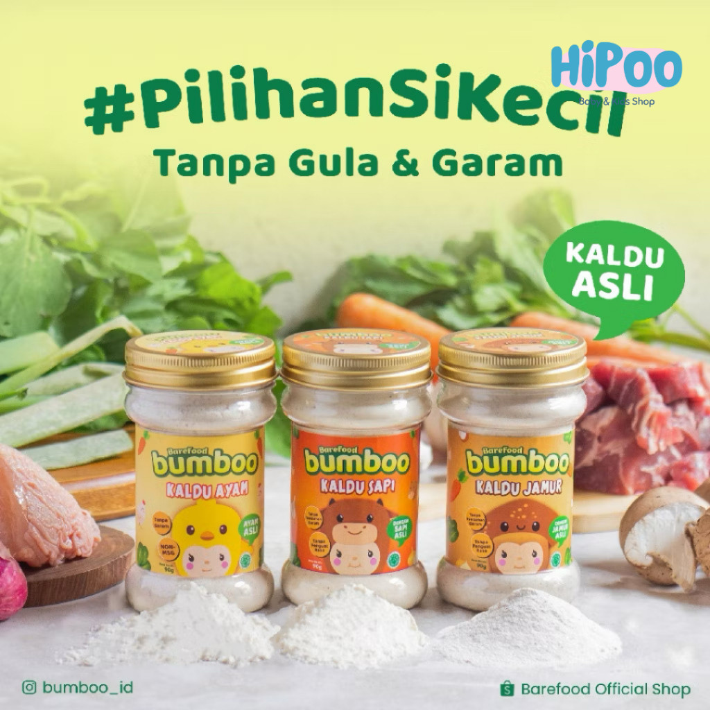 

Omahjajanan Bumboo Kaldu Ayam Sapi Jamur Keju Bubuk Teri Bubuk Mpasi