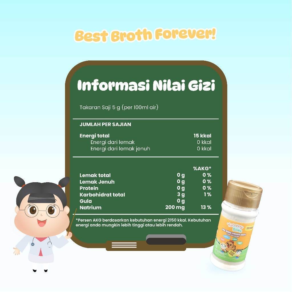 

Restokobar Yummy Bites Kaldu Bumbu Mpasi Bayi For Baby