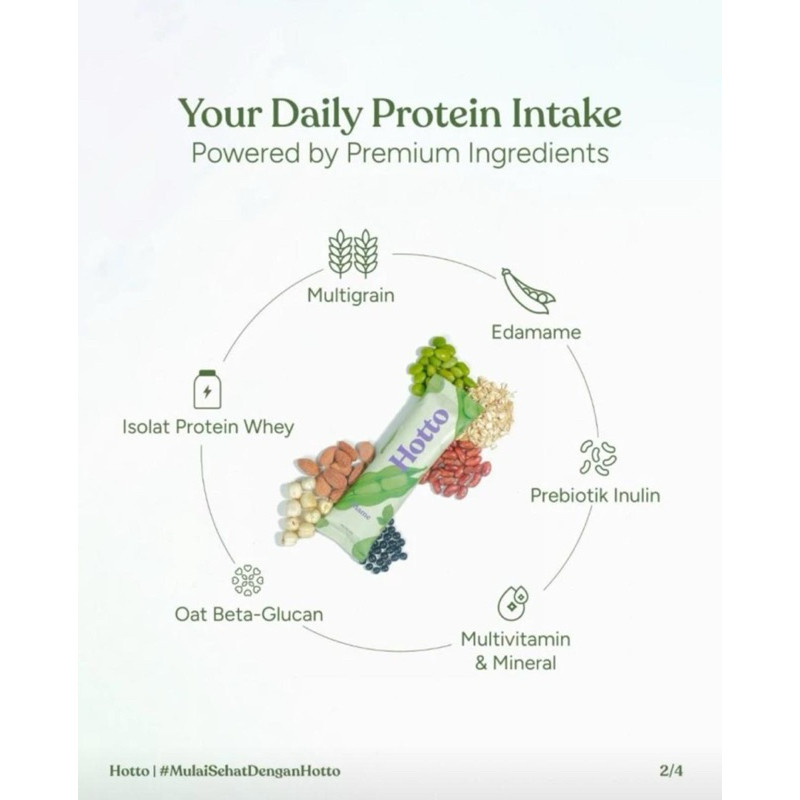 

Omahjajanan Mix Hotto Purto Oat & Hotto Mame Edamame 2 Pouch Isi 28 Sachets Superfood Multigrain
