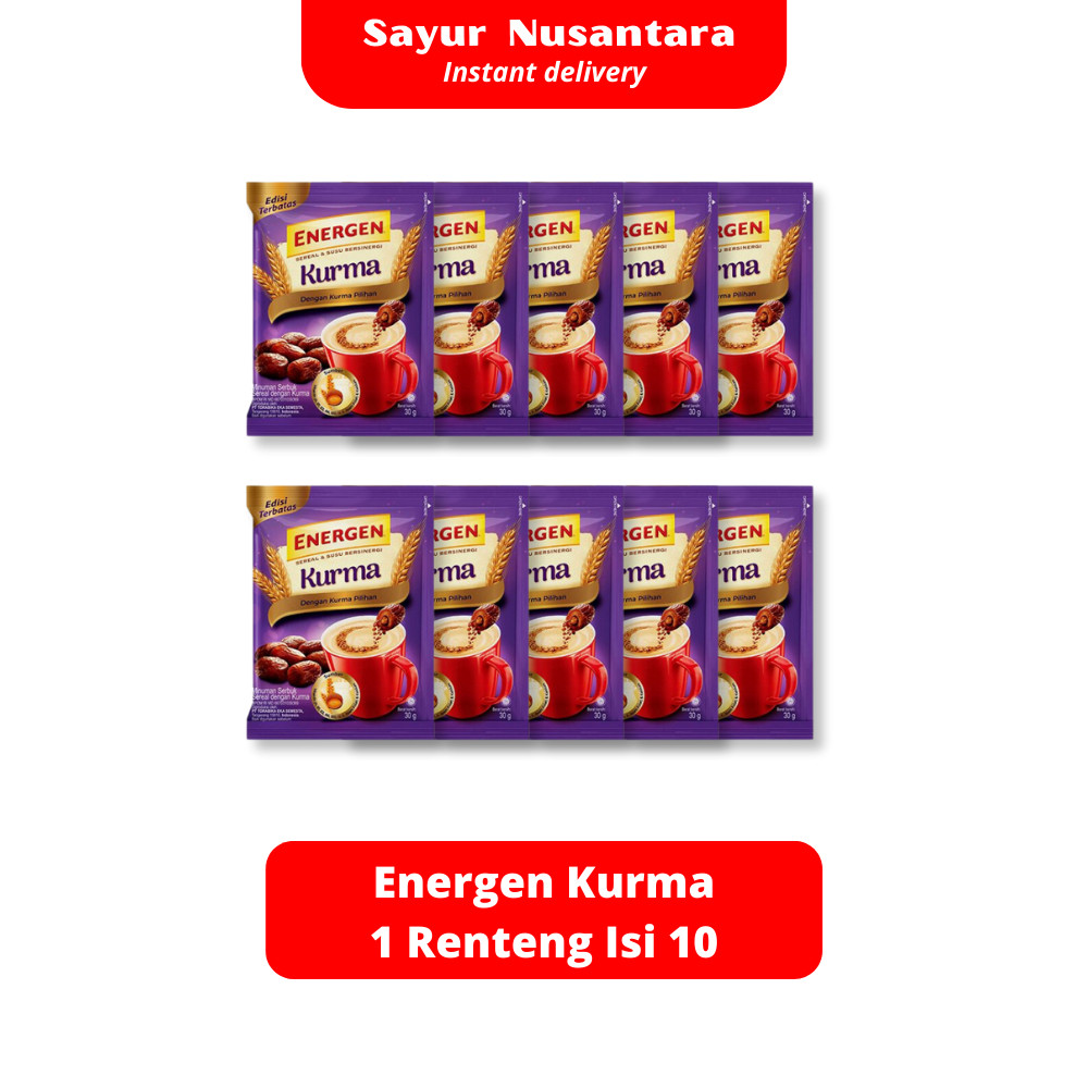 

Omahjajanan Energen Kurma 1 Renteng Isi 10 - Sayur Nusantara