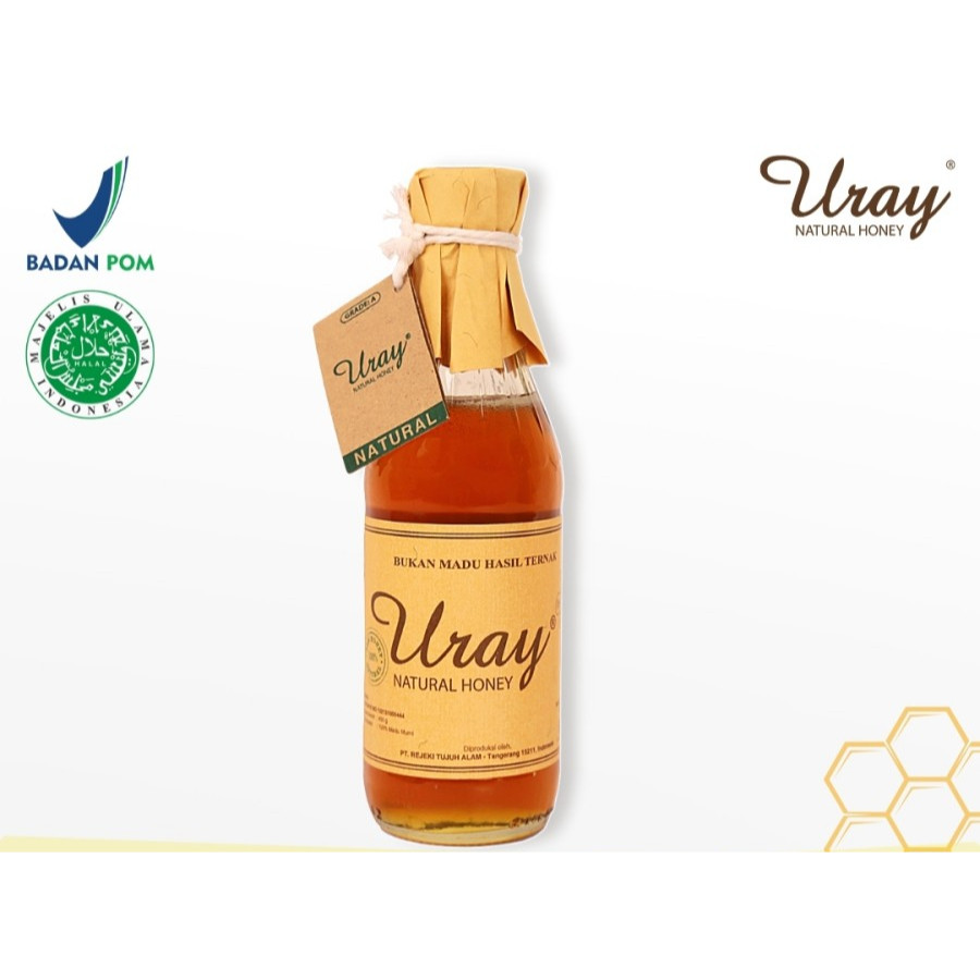 

Restokobar Madu Uray Natural Honey 450Gr & 875Gr - Madu Murni - Madu Hutan Asli