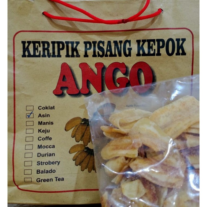 

Restokobar Keripik Pisang Kepok Coklat Ango 200Gr. Keripik Pisang Aneka Rasa Asli Lampung