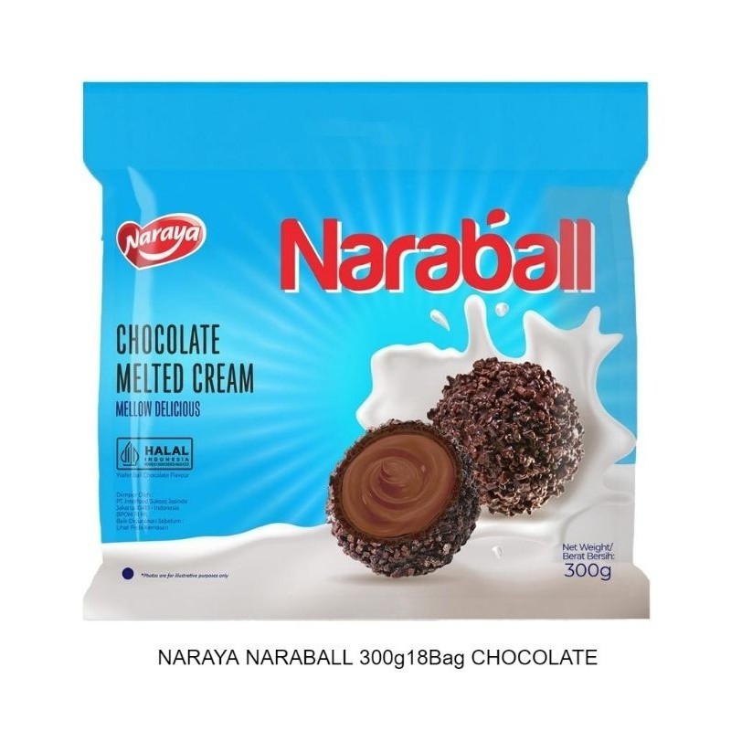 

Omahjajanan Naraya Naraball Coklat Strawberry Vanila / Naraball Coklat 300G