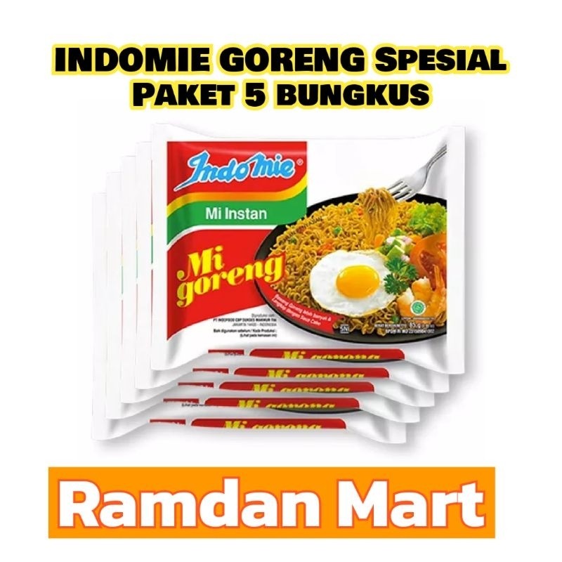 

Sega Tungtung Indomie Goreng Spesial Indomie Goreng Paket 5 Bungkus