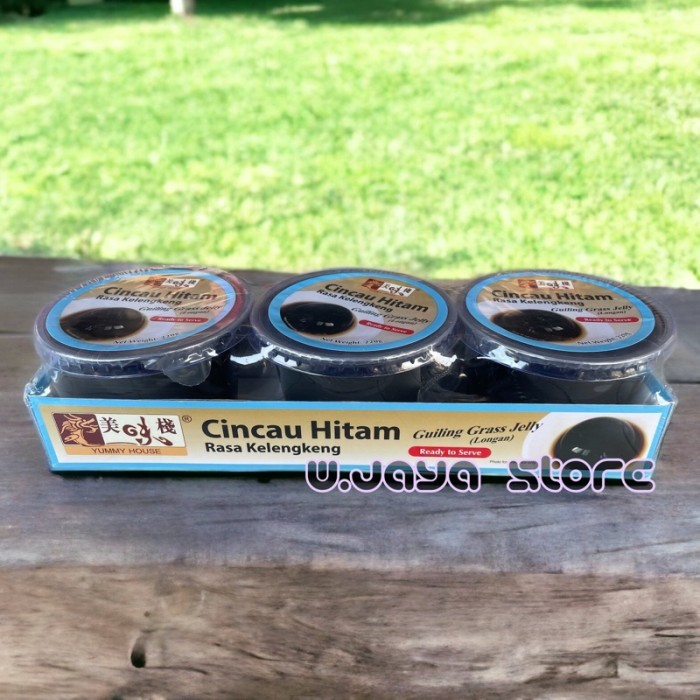 

READY STOK YUMMY HOUSE CINCAU HITAM RASA KELENGKENG 220G 3PC READYY