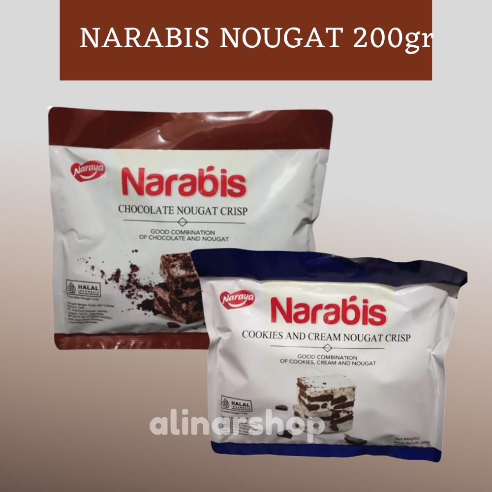 

Sega Tungtung Narabis Nougat Crisp Lezat By Naraya 200Gr