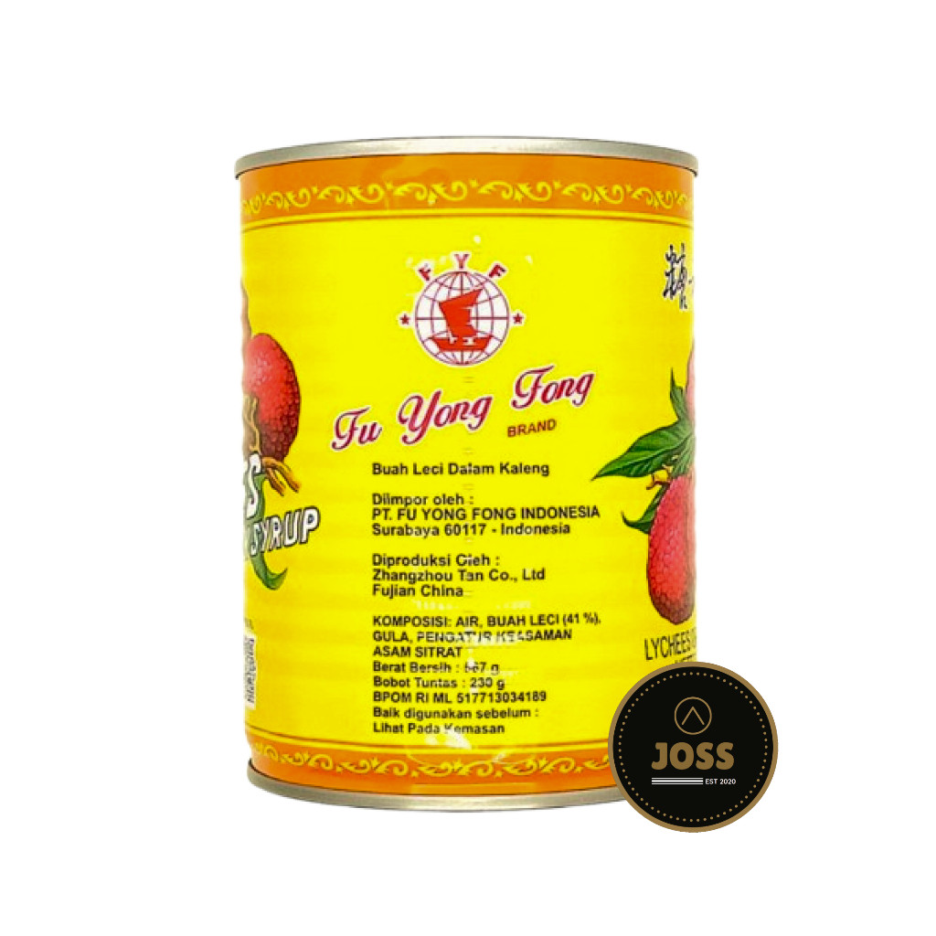 

Sega Tungtung [] Leci Kaleng Fyf / Buah Leci Lychee 567Gr
