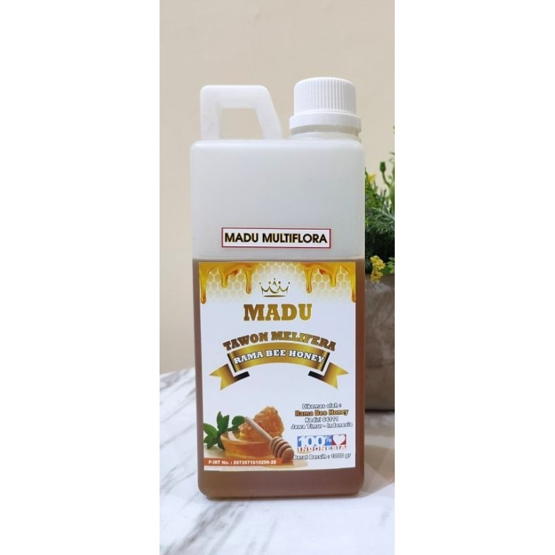 

Sega Tungtung 1 Kg Madu Multiflora Madu Asli 100 % Madu Murni Raw Honey